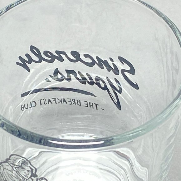 Universal Studios The Breakfast Club Drinkware Glass Juice Tumbler 7oz - Picture 8 of 11